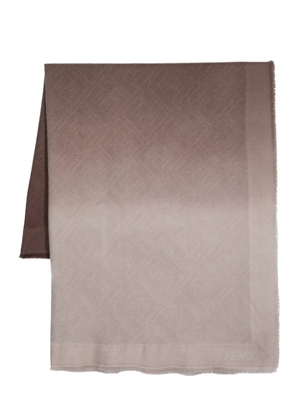 FENDI FF scarf - Brown