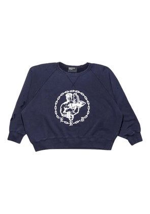 Enfants Riches Déprimés raglan crew-neck sweatshirt - Purple