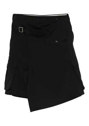 Comme des Garçons Homme Plus layered pocket-detail skirt - Black