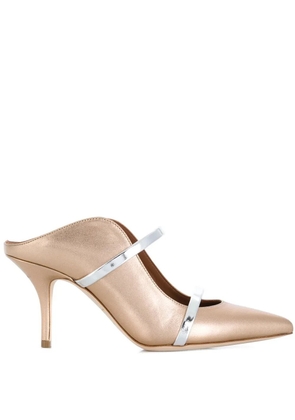 Malone Souliers Maureen pointed mules - Gold