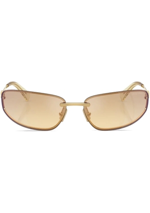 Miu Miu Eyewear oval-frame sunglasses - Gold