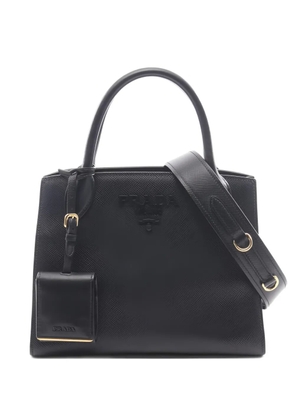 Prada Pre-Owned 2010 Monochrome tote bag - Black