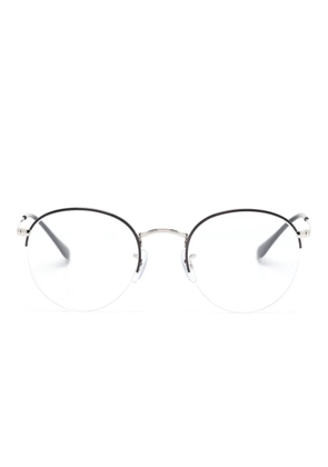 Ray-Ban oval-frame sunglasses - Silver