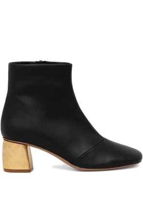 Forte Forte 55mm leather ankle boots - Black