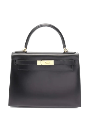 Hermès Pre-Owned 28 Kelly external-stitching tote bag - Black