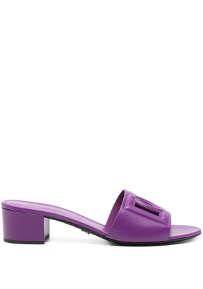 Dolce & Gabbana 50mm DG-logo sandals - Purple