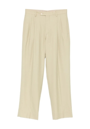 Auralee pleated tailored trousers - Neutrals