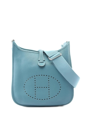 Hermès Pre-Owned 2011 PM Evelyn 3 Troyes perforated shoulder bag - Blue