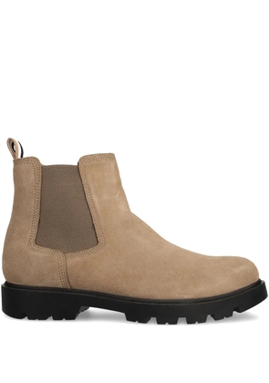 BOSS leather boots - Neutrals