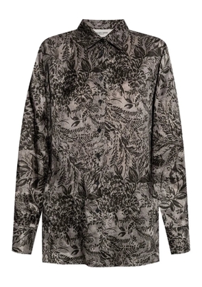 Golden Goose floral-print shirt - Grey