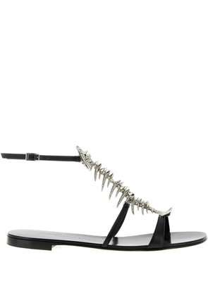 Giuseppe Zanotti metal slim sandals - Black