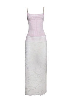 Roberta Einer lace-detailing midi dress - Pink