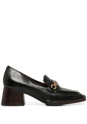 Tory Burch Perrine heeled leather loafer - Black