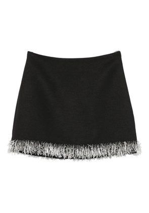 Simkhai beaded-fringe mini skirt - Black