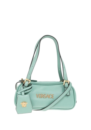 Versace Versace Tag leather mini shoulder bag - Green