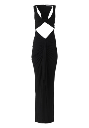 Christopher Esber Vivenda draped cut-out dress - Black