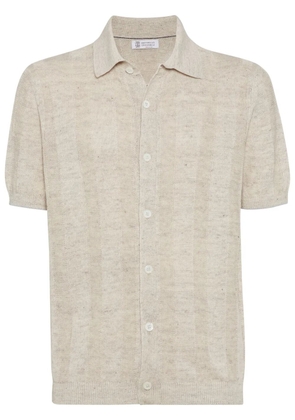 Brunello Cucinelli classic collar shirt - Neutrals