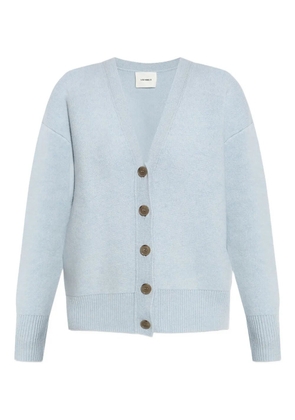 Lisa Yang ribbed button cardigan - Blue