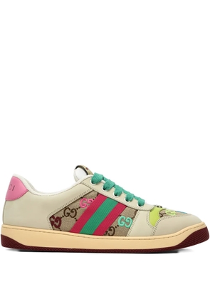 Gucci Screener GG embroidery sneakers - Neutrals