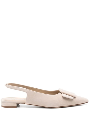 Manolo Blahnik Maylura flat pumps - Neutrals