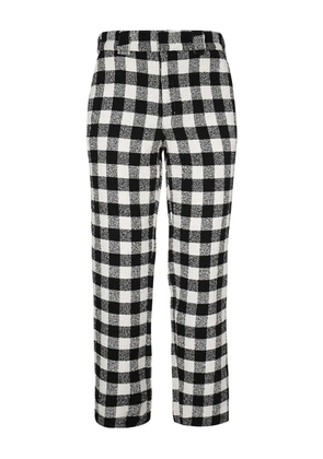 DICKIES checked straight-leg trousers - Black