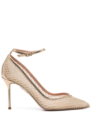 Aquazzura 90mm Asha pumps - Yellow