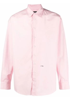 DSQUARED2 logo-print long-sleeve shirt - Pink