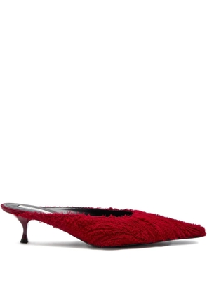 Victoria Beckham 45mm embroidered mules
