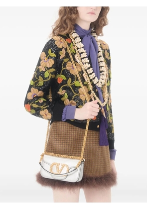 Valentino Garavani small Locò tote bag - Silver