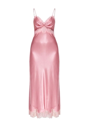 LoveShackFancy Orianna lace-trimmed slip maxi dress - Pink