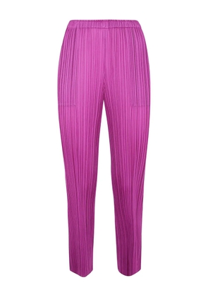 Pleats Please Issey Miyake pleated trousers - Pink