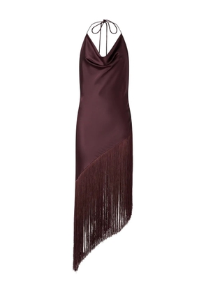 PINKO fringed dress - Purple