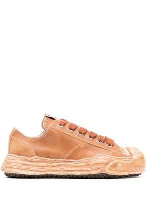 Maison MIHARA YASUHIRO Hank leather sneakers - Brown
