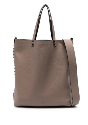 Valentino Garavani Rockstud-embellished reversible tote bag - Neutrals
