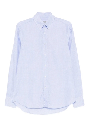Canali gingham-check shirt - Blue