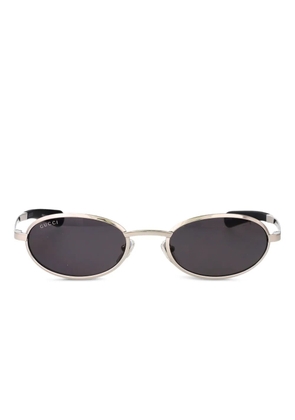Gucci Eyewear oval-frame sunglasses - Silver