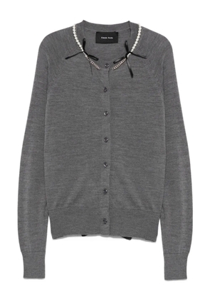 Simone Rocha merino wool cardigan - Grey