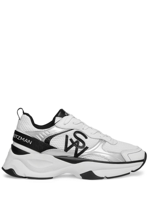Stuart Weitzman SW logo-appliqué sneakers - White