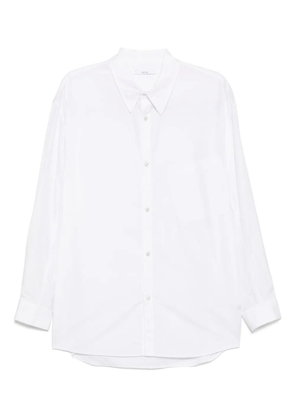 Attachment cotton shirt - White