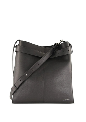 Givenchy medium belted grained-leather shoulder bag - Black