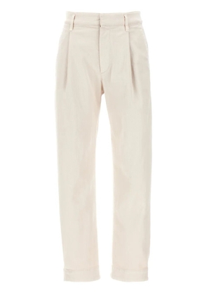 Brunello Cucinelli cotton trousers - Neutrals
