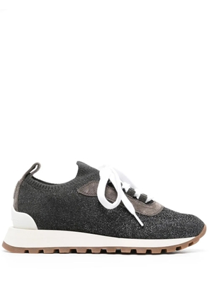 Brunello Cucinelli sock-style low-top sneakers - Grey