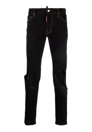 DSQUARED2 distressed-effect jeans - Black