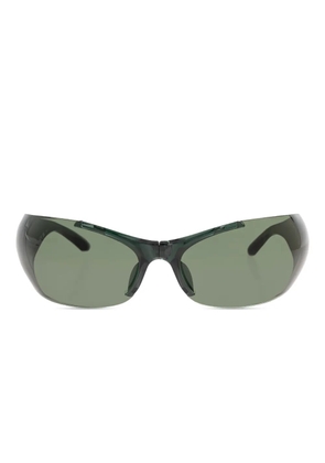 Balenciaga Eyewear oval-frame sunglasses - Green
