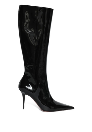 Amina Muaddi 90mm Barbara boots - Black