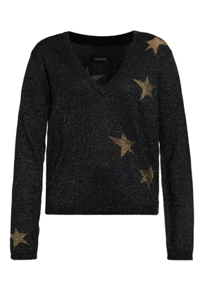 Zadig&Voltaire Rivyl V-neck sweater - Black
