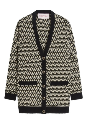 Valentino Garavani Toute La V cardigan - Black