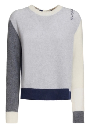 Marni colourblock sweater - Grey