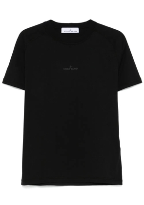 Stone Island logo-print T-shirt - Black