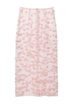 Cecilie Bahnsen Gusskirt sequin skirt - Pink